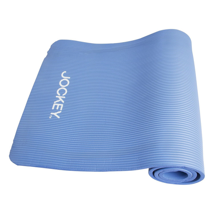 Jockey Yoga Mat – Full size 68&Prime;x24&Prime; – Blue – NEW