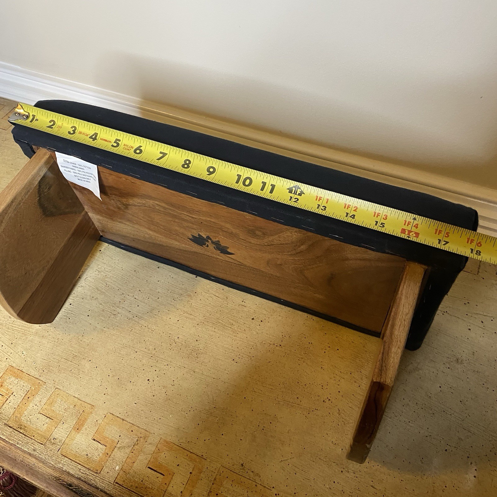Meditation Bench by Waterglider International Sustainable Acacia Wood