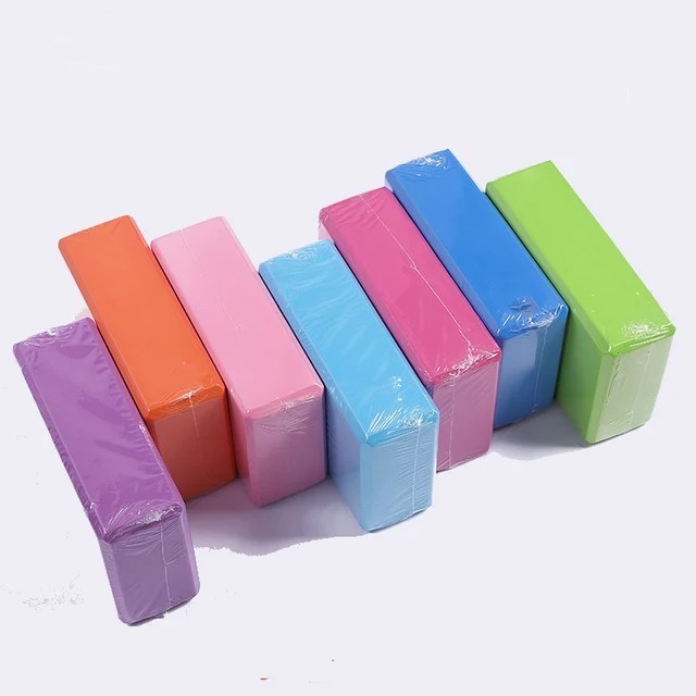 EVA Foam Yoga Blocks High Density Non Slip for Yoga Pilates Stretch Training