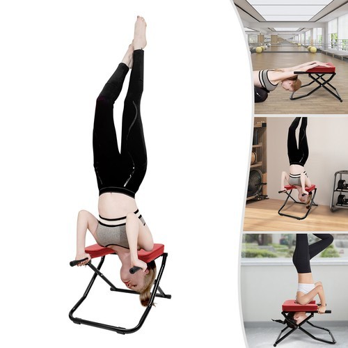 Gym Yoga Headstand Chair Bench Stand Inversion Stool Fitness Inversion Exercise