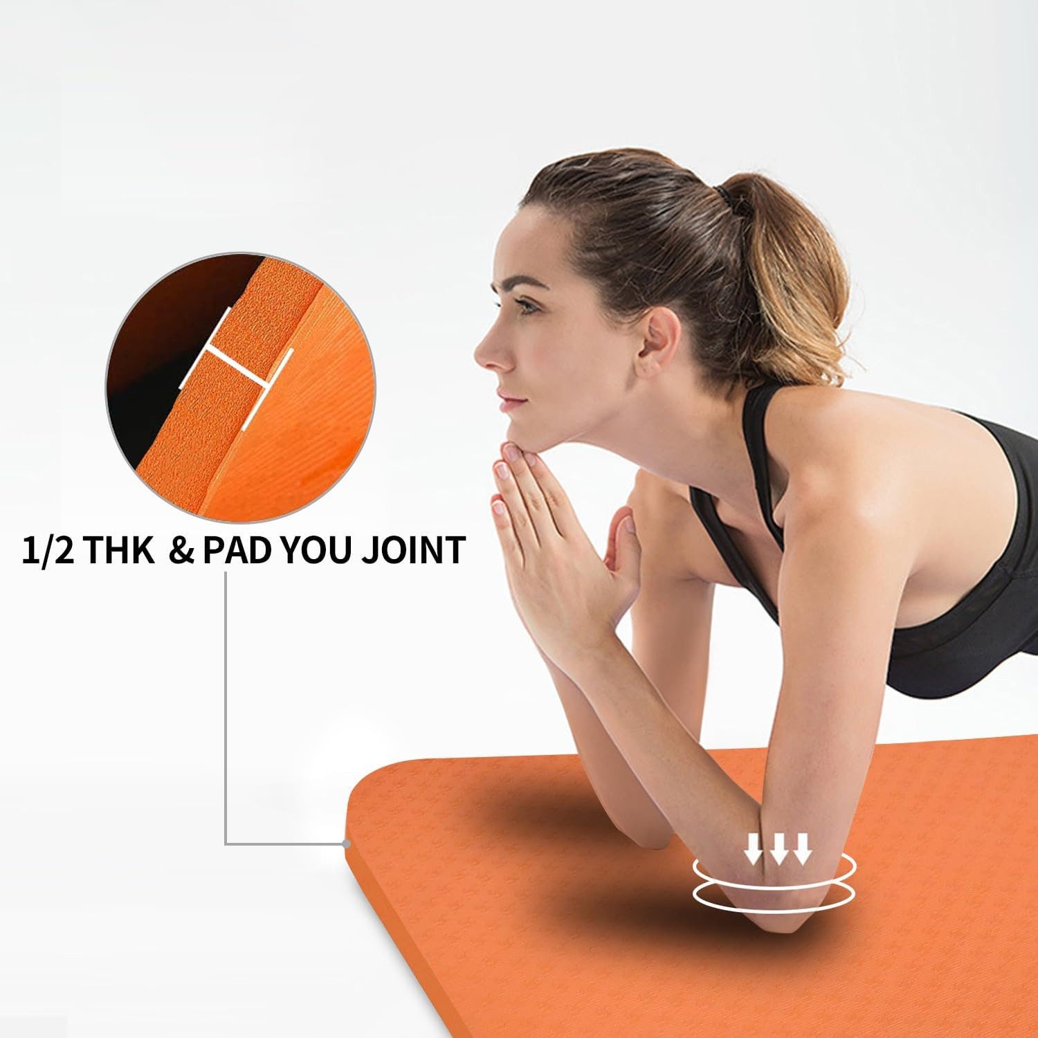 Large TPE Yoga Mat 6&rsquo;X4&rsquo;X1/2&Prime; Extra Thick Non-Slip Exercise Mat – for Yoga Pilat