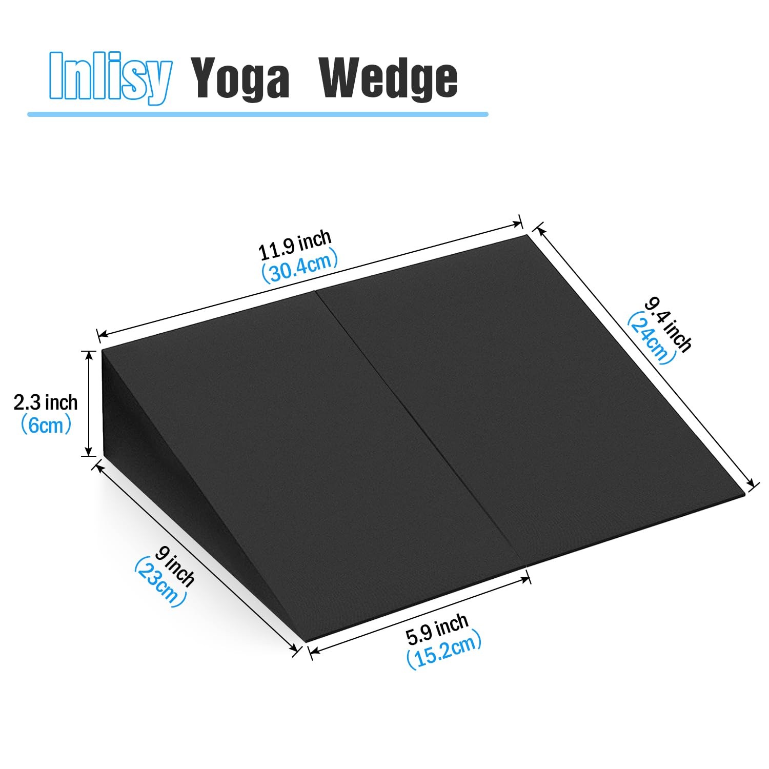 12 » Hard Foam Wedge Slant Board – 2 Pcs Calf Stretcher for Yoga, Squats and …