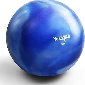 Weighted Toning Balls for Exercise, Soft Medicine Balls for Exercise, Pilates,