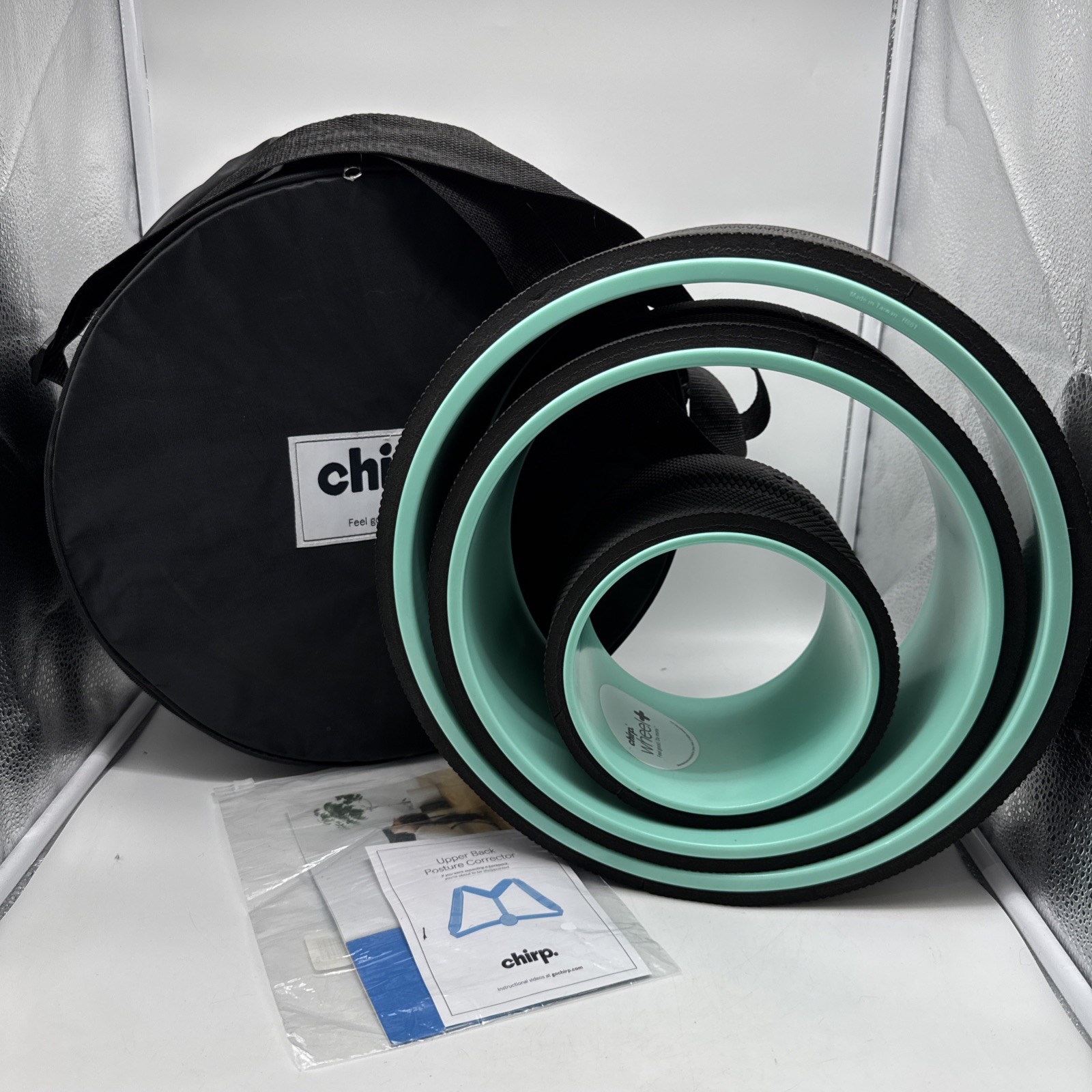 Chirp Wheel + (3 Pack Plus Carrying Bag) For Back Pain Relief