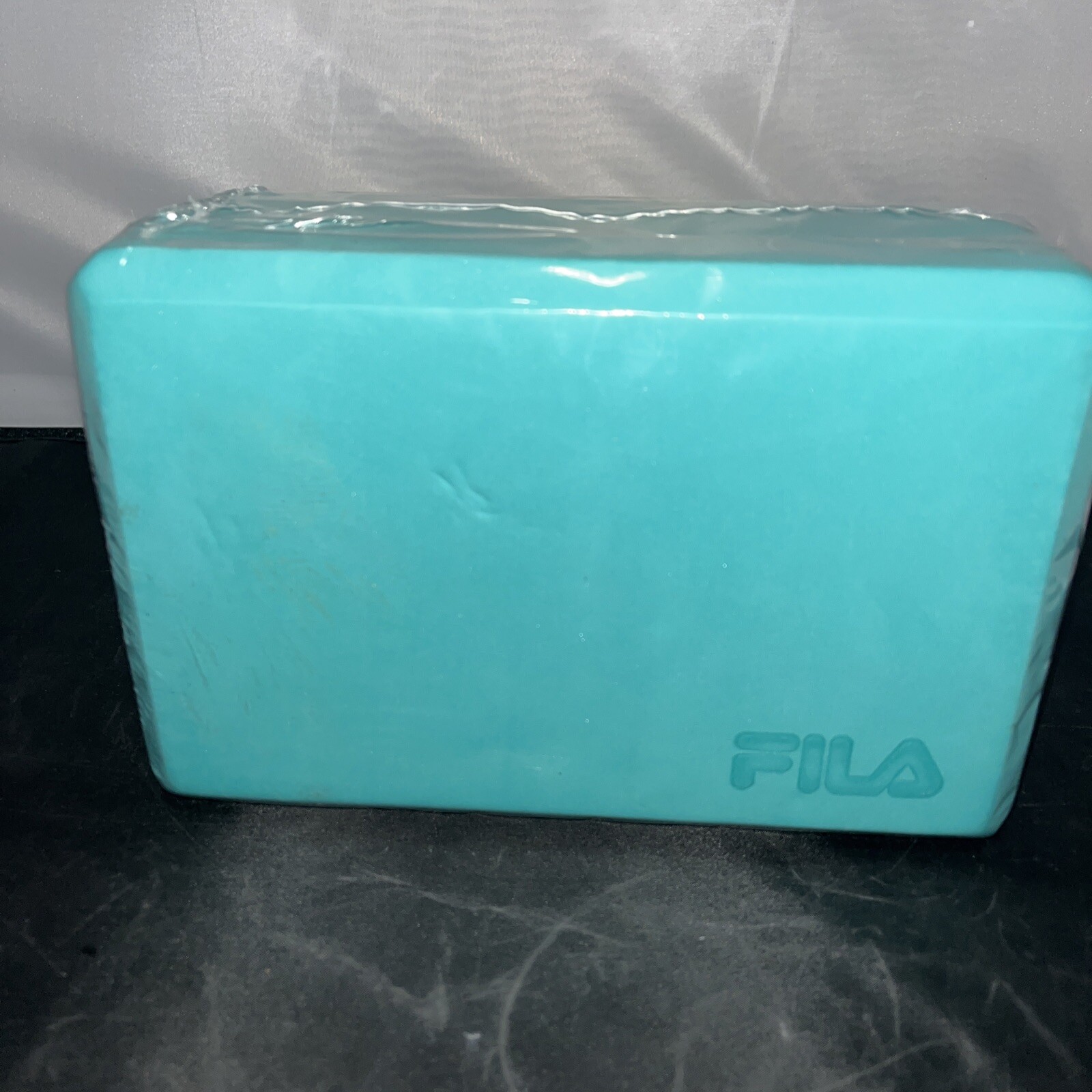 FILA Yoga Block (Blue) – Core Fitness – Balance/Alignment/Stability
