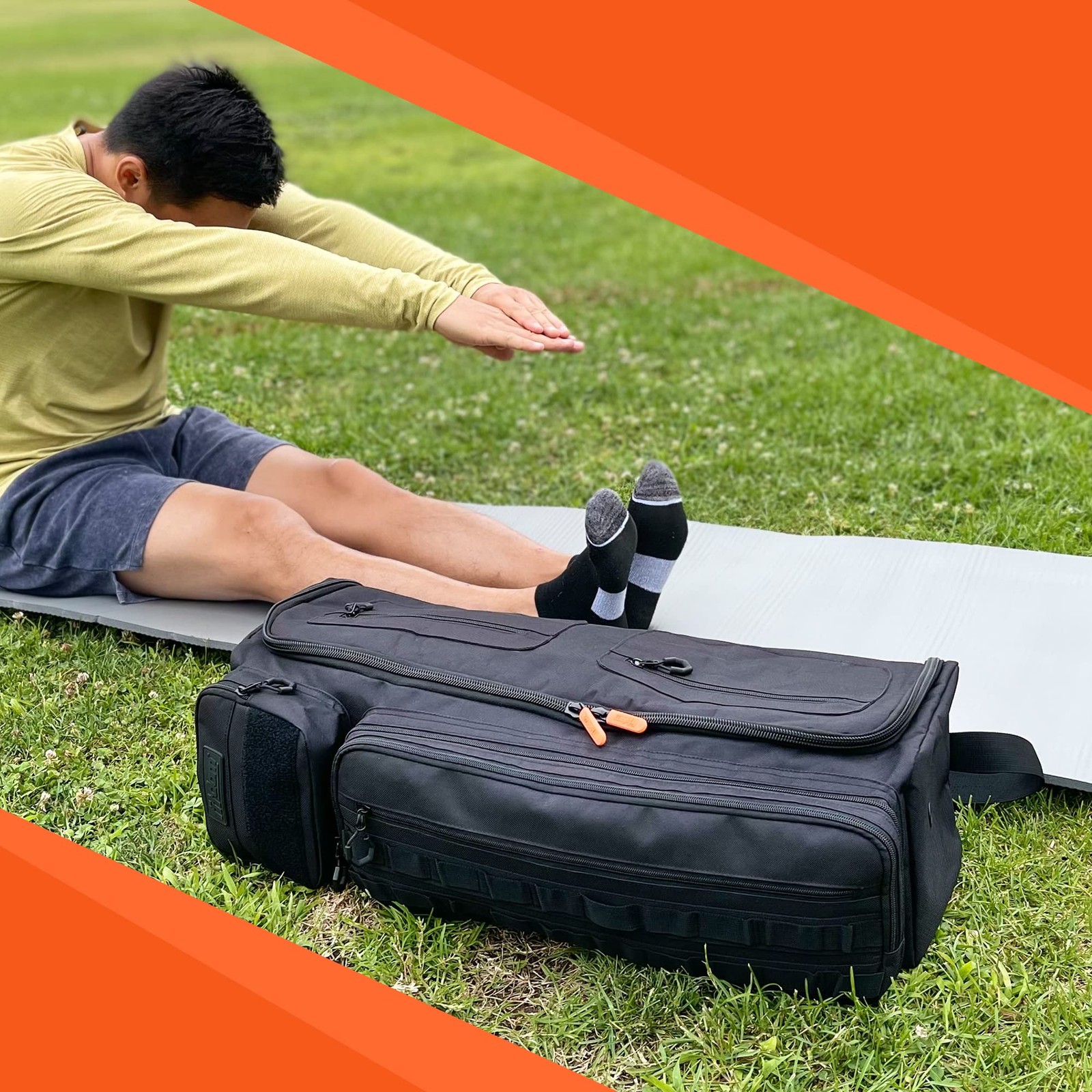 Tactical Inspired Yoga Bag for Adult Men. Heavy Duty Yoga Bags and Carriers F…
