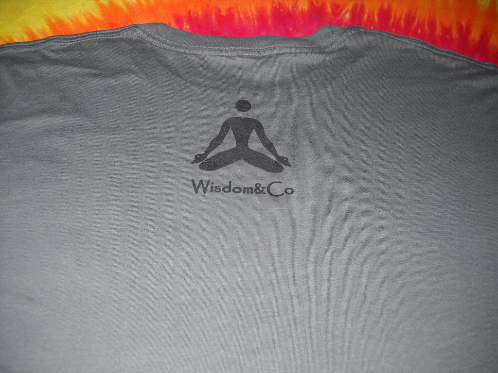 RAW VEGAN YOGA UNISEX WORKOUT FITNESS GYM BLACK WHITE T-SHIRT COTTON-LARGE-NEW