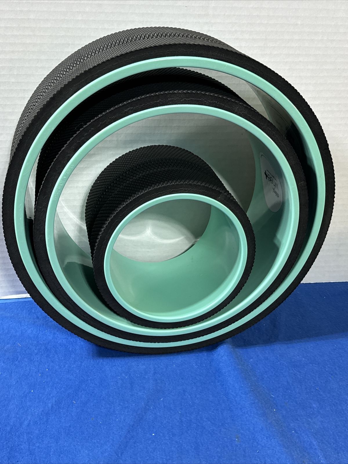 Chirp Foam Roller Wheel for Back Pain Relief, Muscle Therapy Black w Case