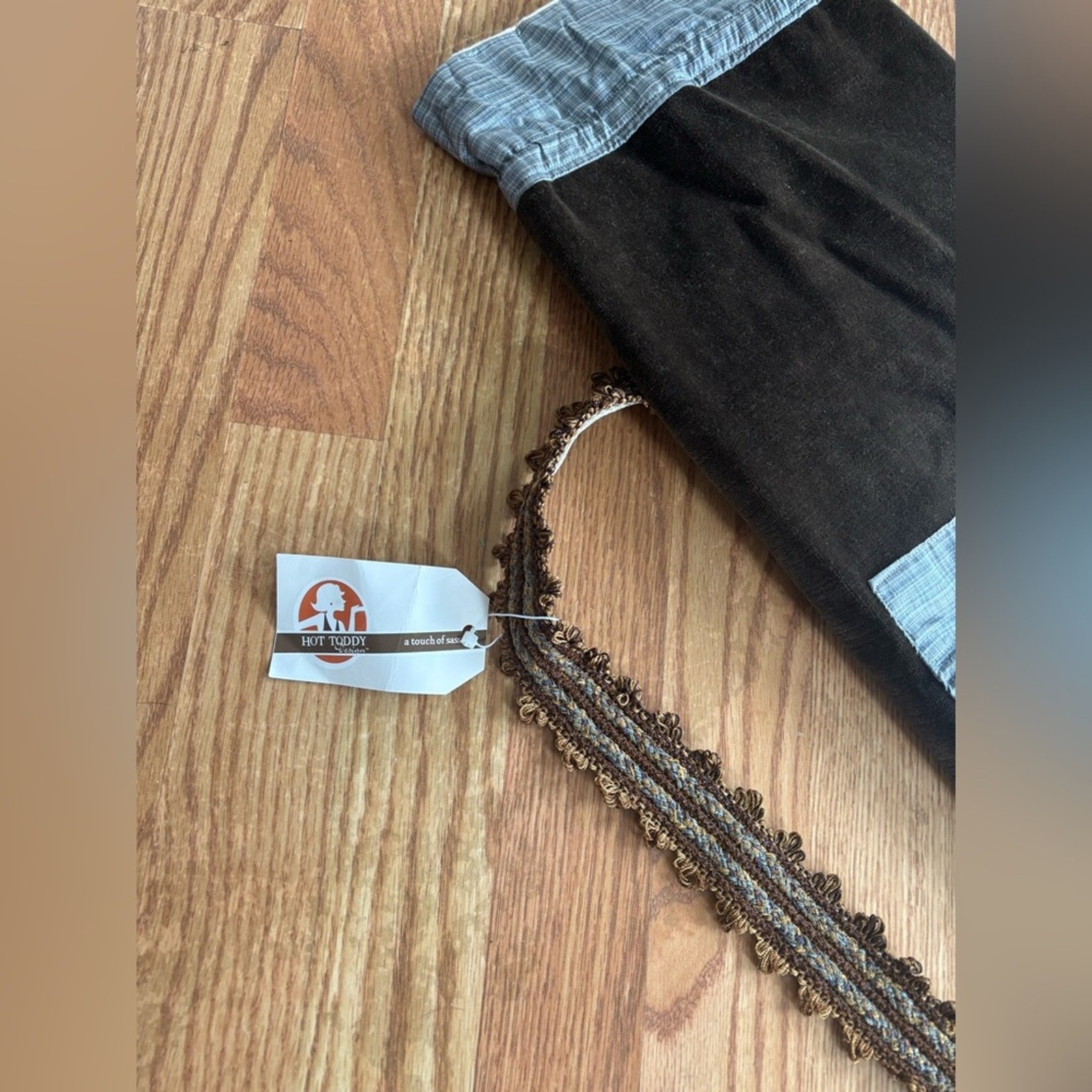 Handmade Velvet Yoga Mat Bag Drawstring Carry Bag w/ Pocket Cotton with Velvet