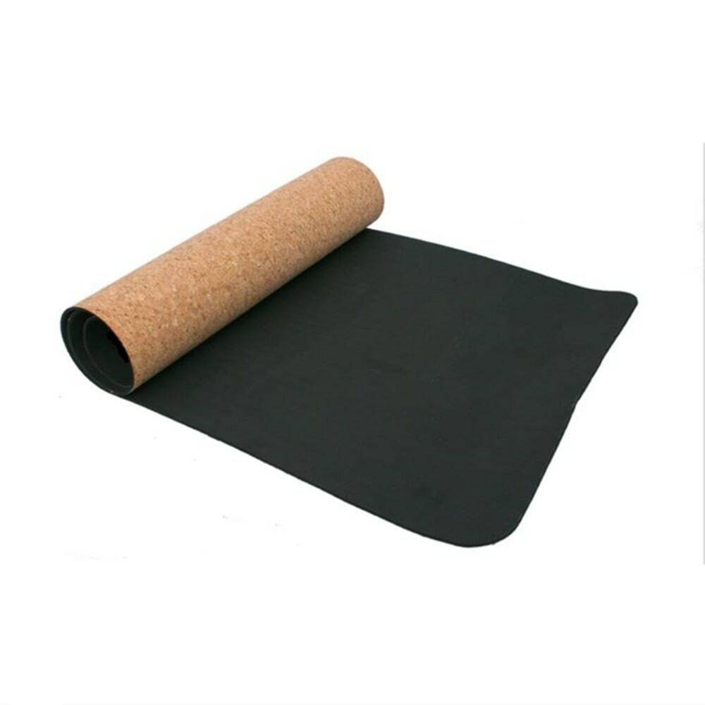 NEW Non-Slip Cork Yoga Mat 3.5mm, 70×25 inch Antimicrobial Light
