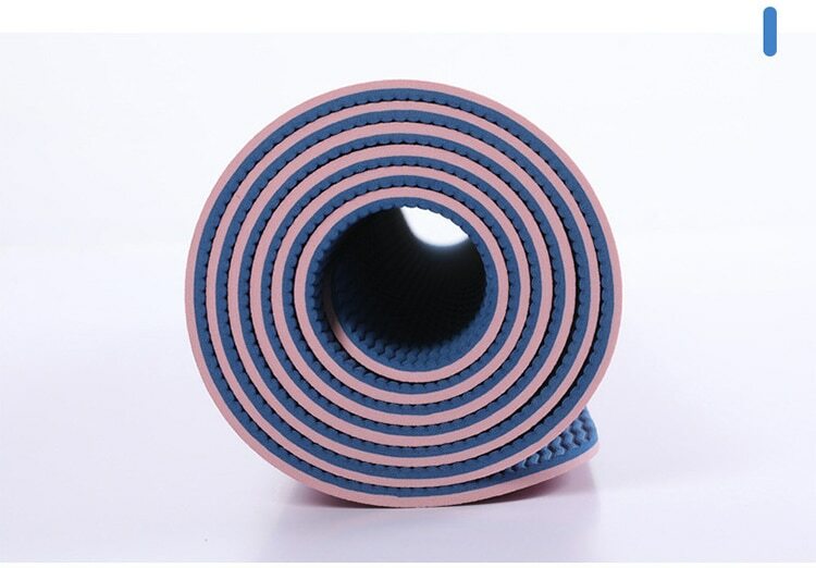 TPE Yoga Mat New 6mm Beginner Non-slip Mat Yoga Sports Exercise Home Fitness Gym