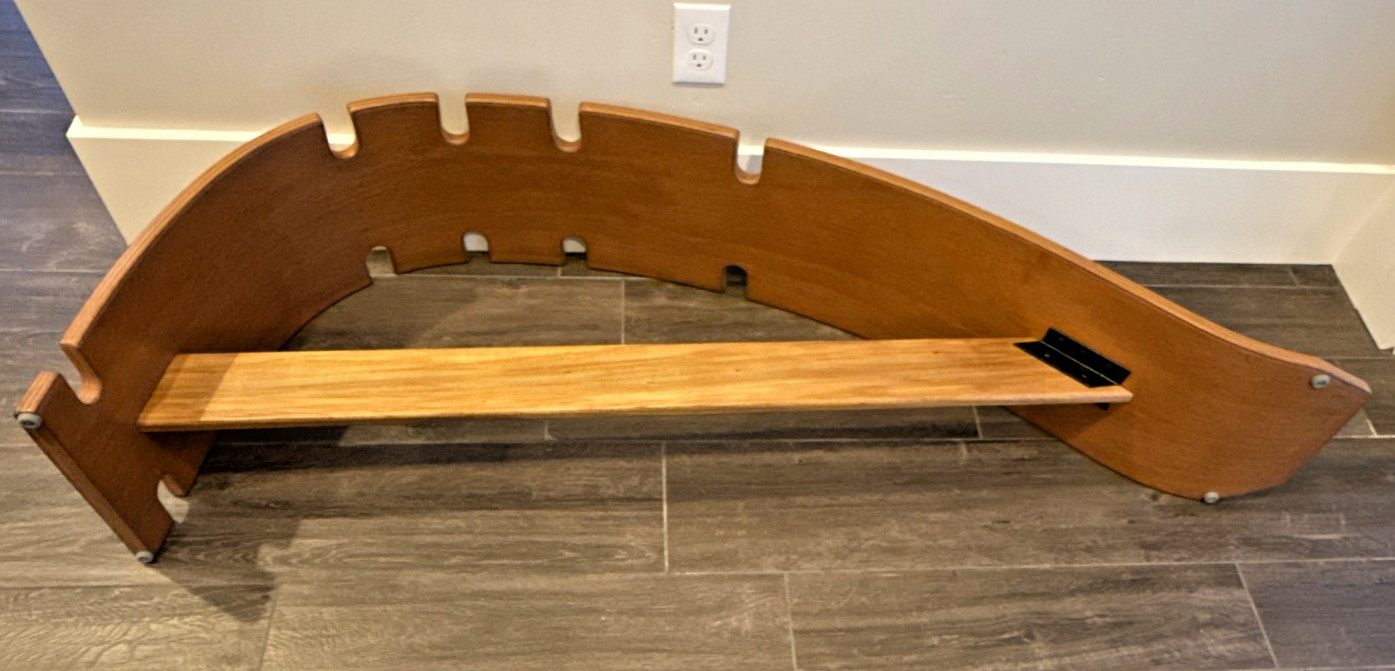 Vtg Harmony By Design The Whale Yoga Therapeutic Spinal Back Stretching Bench