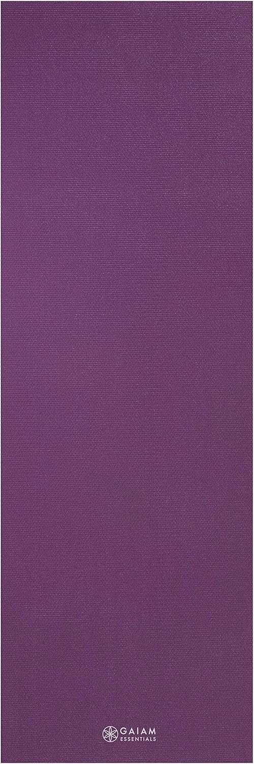1/4&Prime; Thin (6Mm) Yoga & Pilates, Fitness & Exercise Mat with Easy-Cinch Carrier S