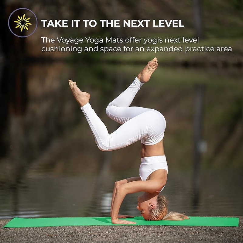 Thick Non-Slip Exercise Mats Set Yoga Pilates Home Gym Stability Support New