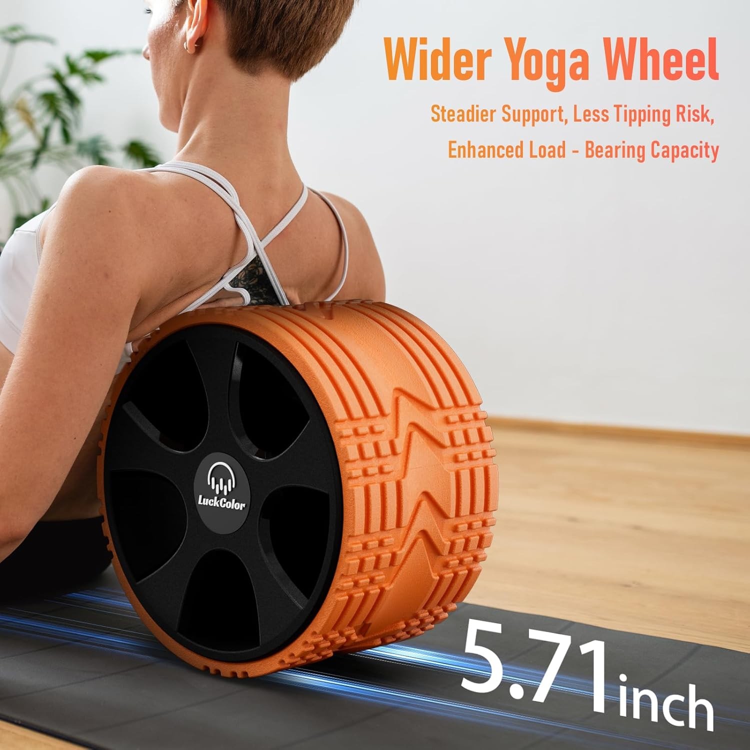 Luckcolor Yoga Wheel Muscle Massage