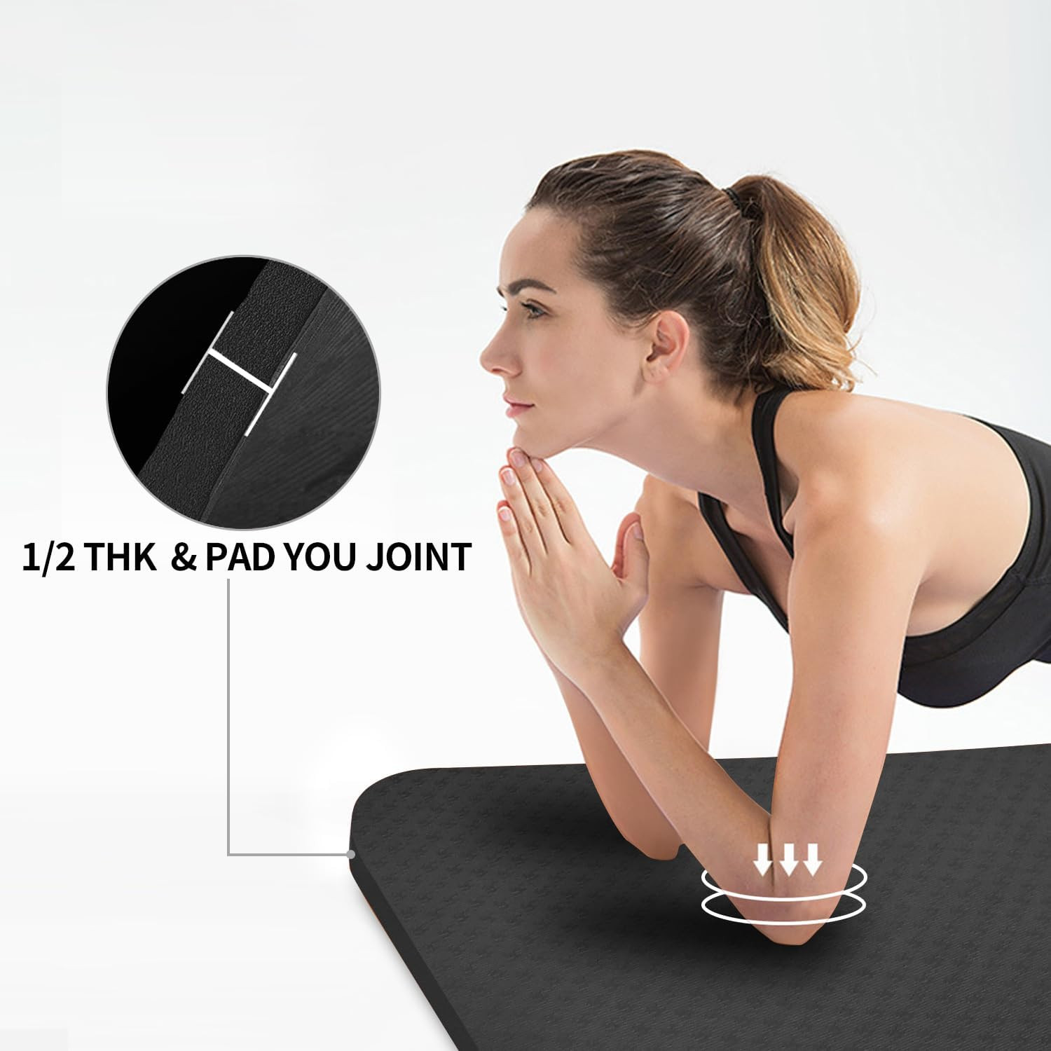 Large TPE Yoga Mat 6&rsquo;X4&rsquo;X1/2&Prime; Extra Thick Non-Slip Exercise Mat – for Yoga Pilat
