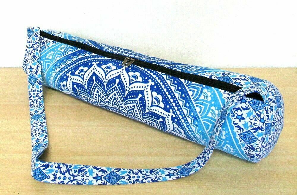 Indian New Best Quality Mandala Yoga Bag Beach Gym Mat Carrier Bags With Shoulde