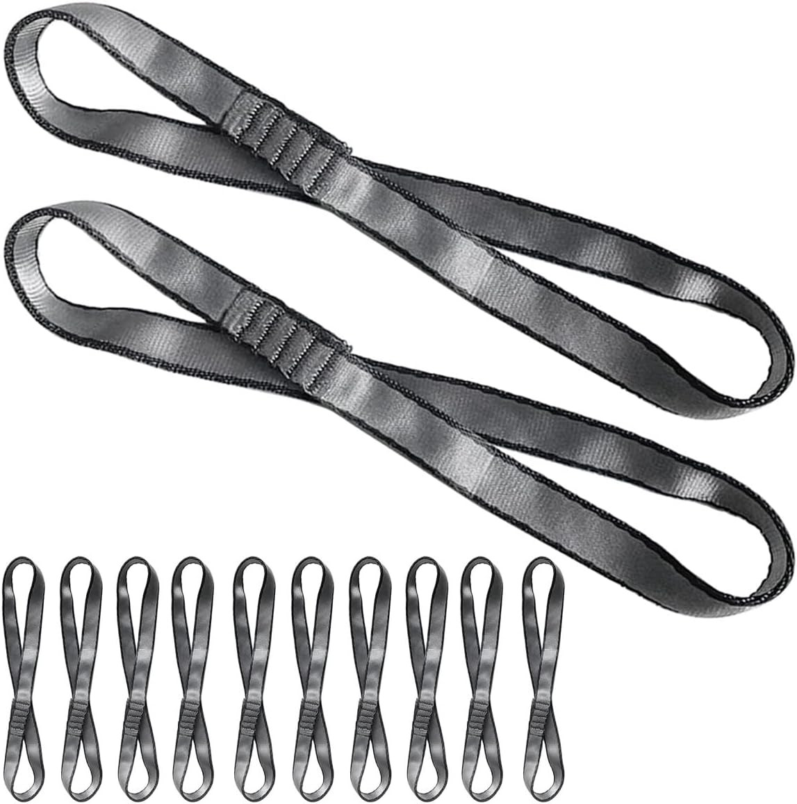 10Pcs 40/60CM Daisy Chain Straps Aerial Yoga Hammock O Sling Hanging Extension