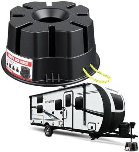 6 »Height Trailer Jack Block, Heavy Duty RV Leveling Blocks 40000 lbs Camper …