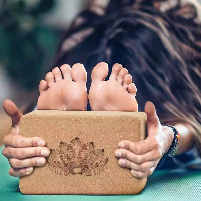 Ultra-fine Particle High-density Premium Cork Yoga Blocks Model for Children