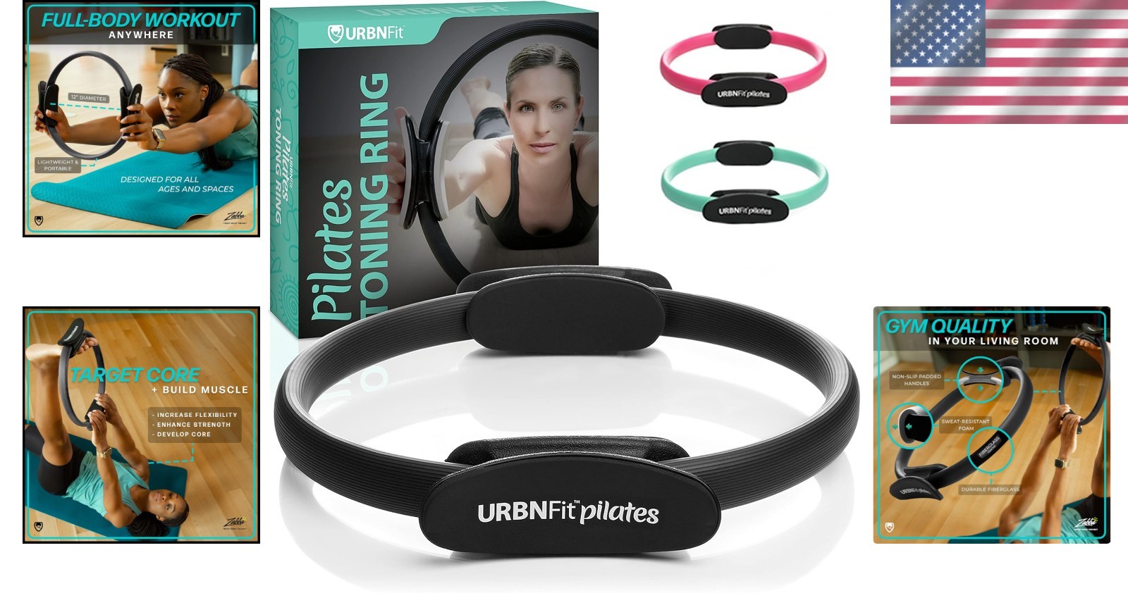 Versatile 12&Prime; Pilates Ring with Foam Pads – Complete Fitness & Toning Guide