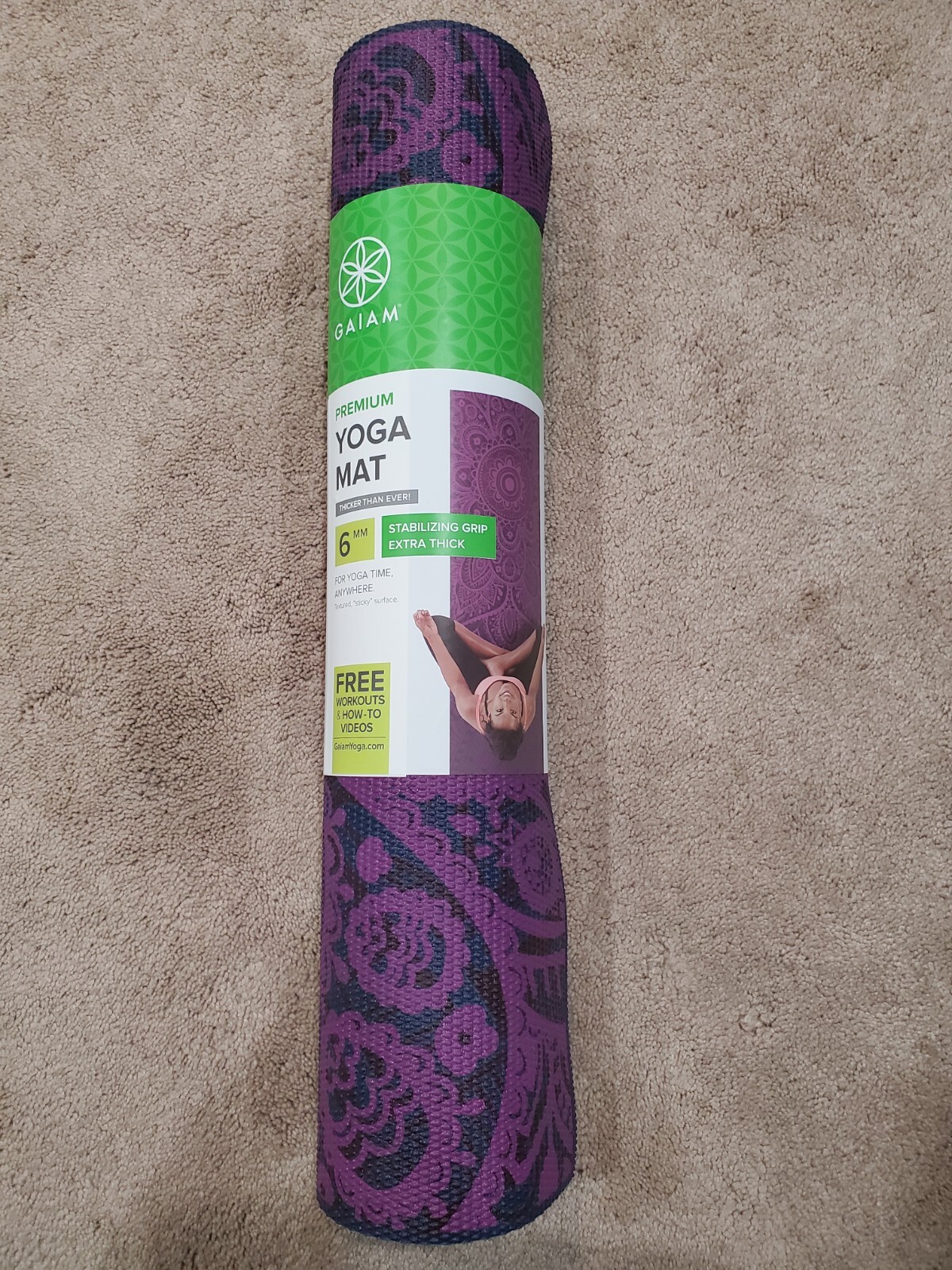 Gaiam Premium 6mm Yoga Mat