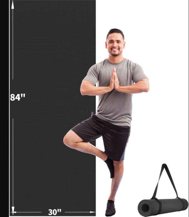 NEW – Yoga Mat, Extra Long and Wide Exercise Mat, Non Slip