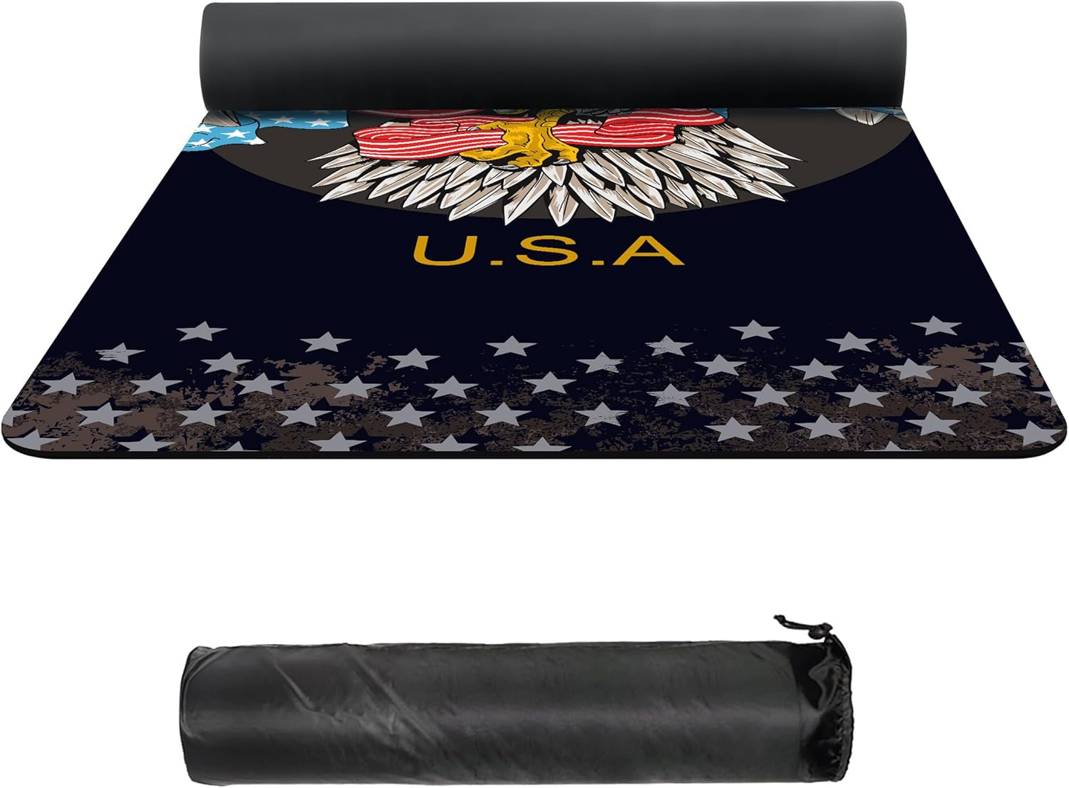 Suede TPE Yoga Mat High Density Non Slip Yoga Mats with Carrying Bag,72&Prime;X32&Prime; Ext