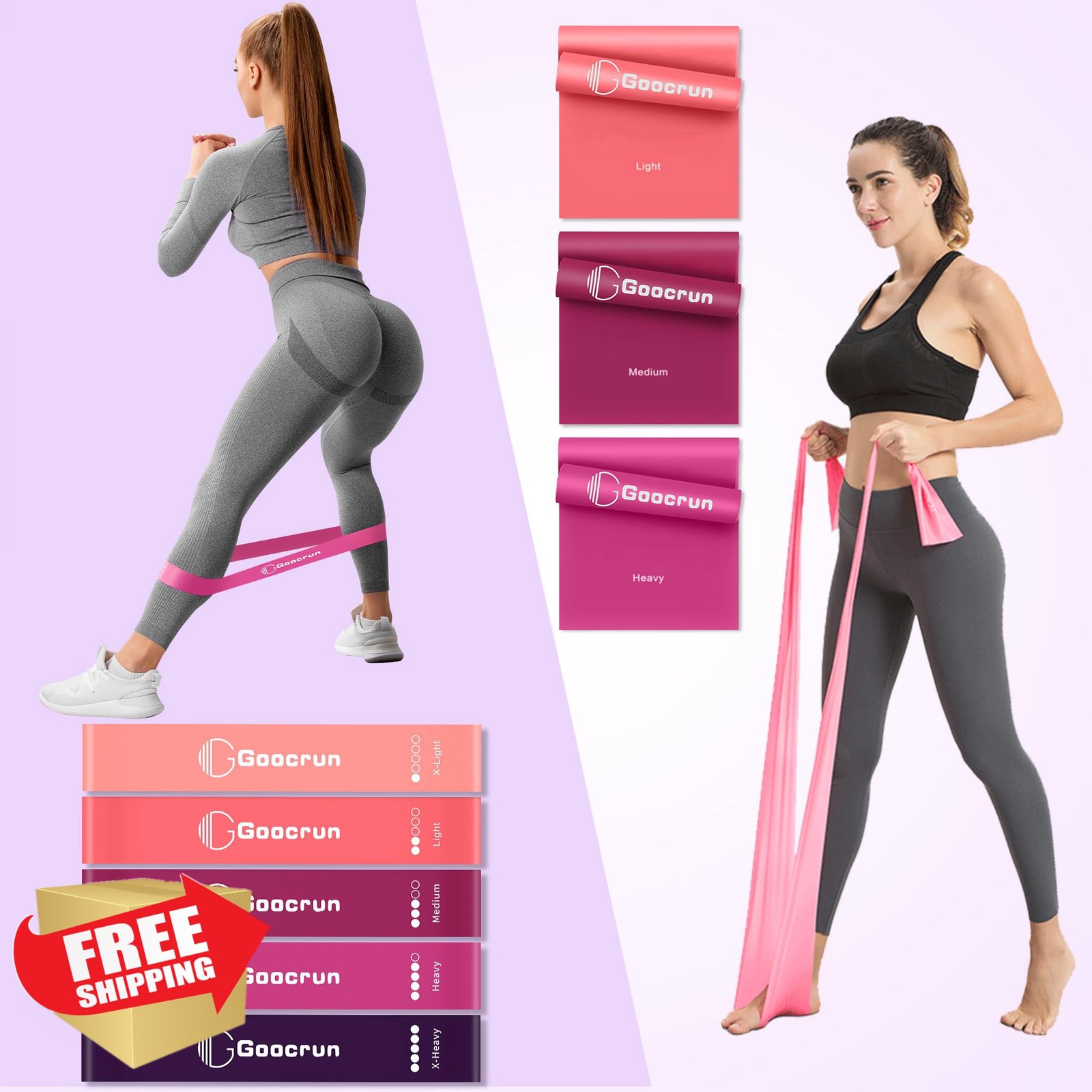 Goocrun Pilates Ring Purple Basic