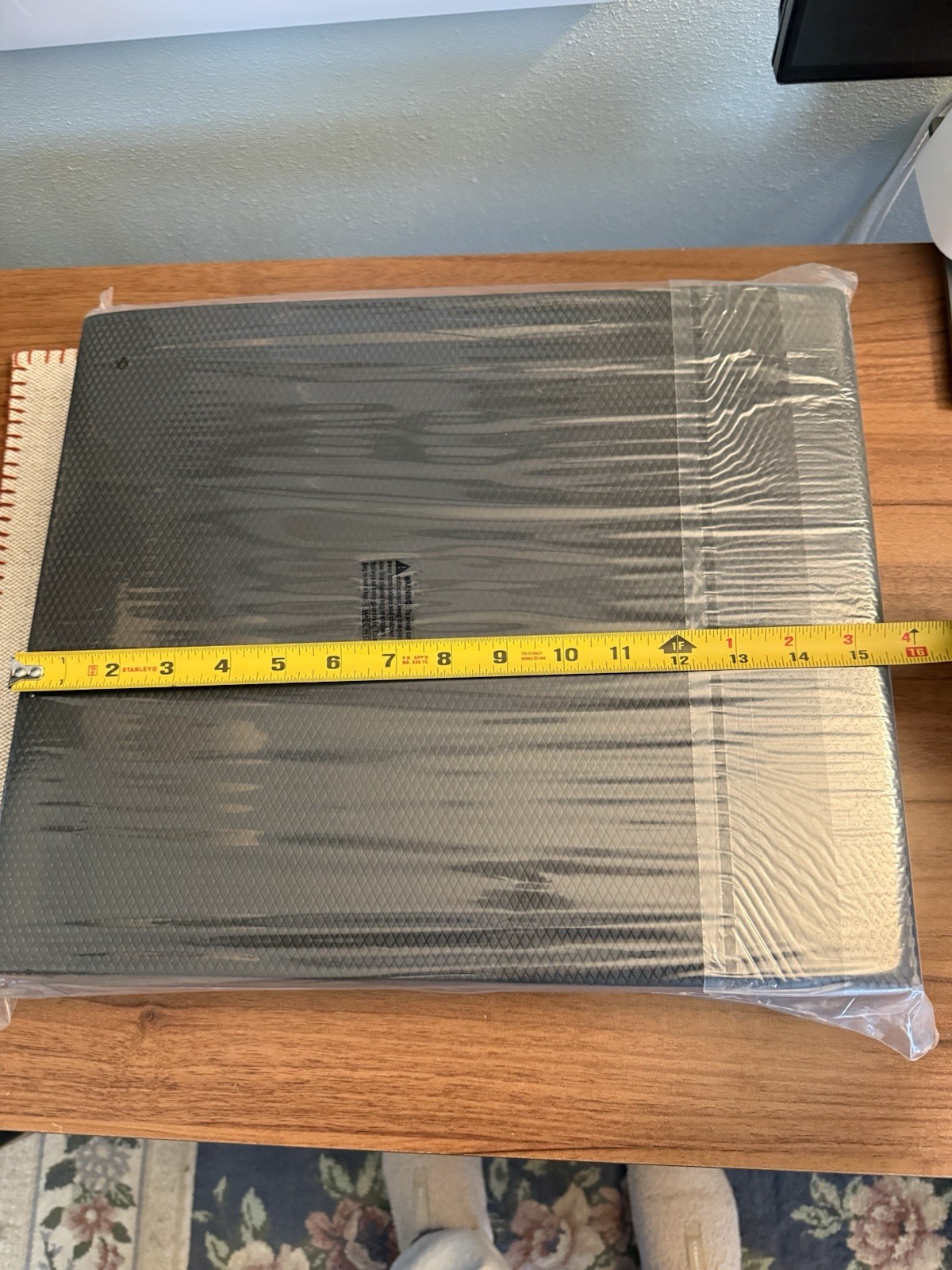 Foam Block for Stretching and Exercise. 15 1/2 x 13 x 2 Inches.