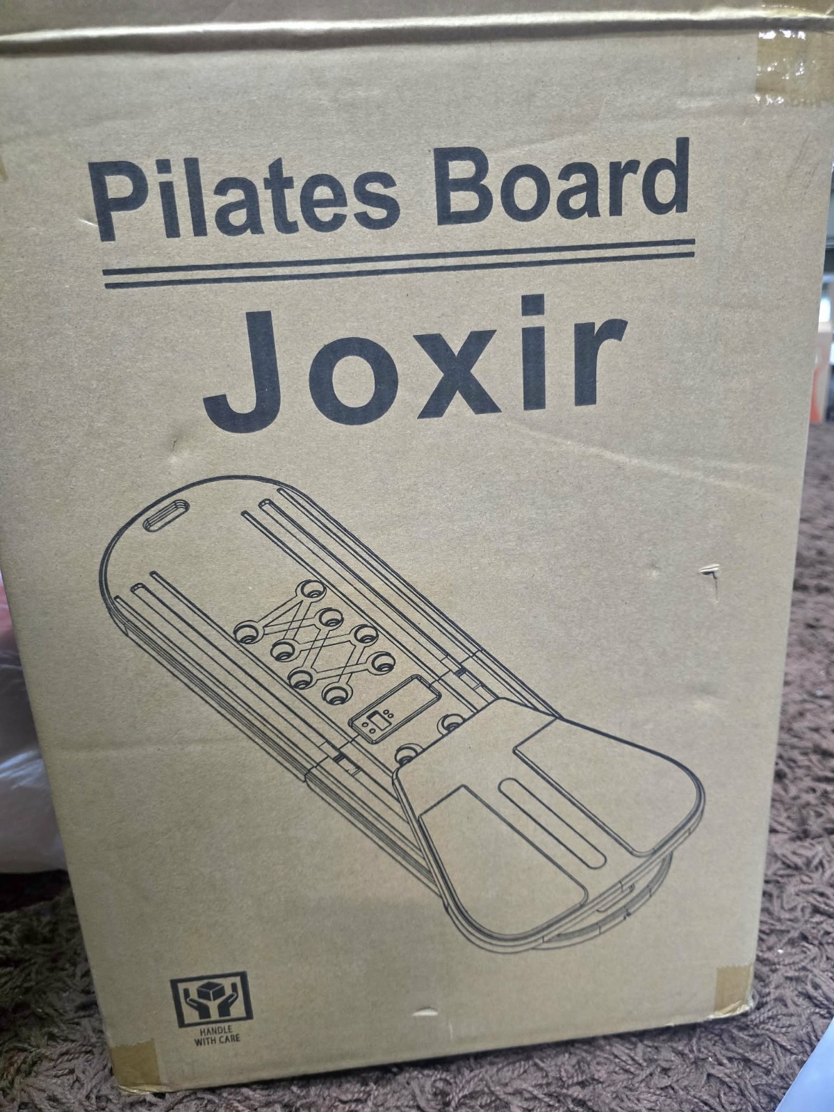 Pilates Board,Foldable Reformer Timer, Multi-Purpose PURPLE SEALED IN BOX