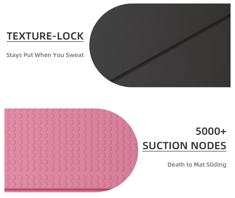 Foldable Yoga Mat, Environmental Sports Mat, Odorless TPE Material 71 x 24 inche