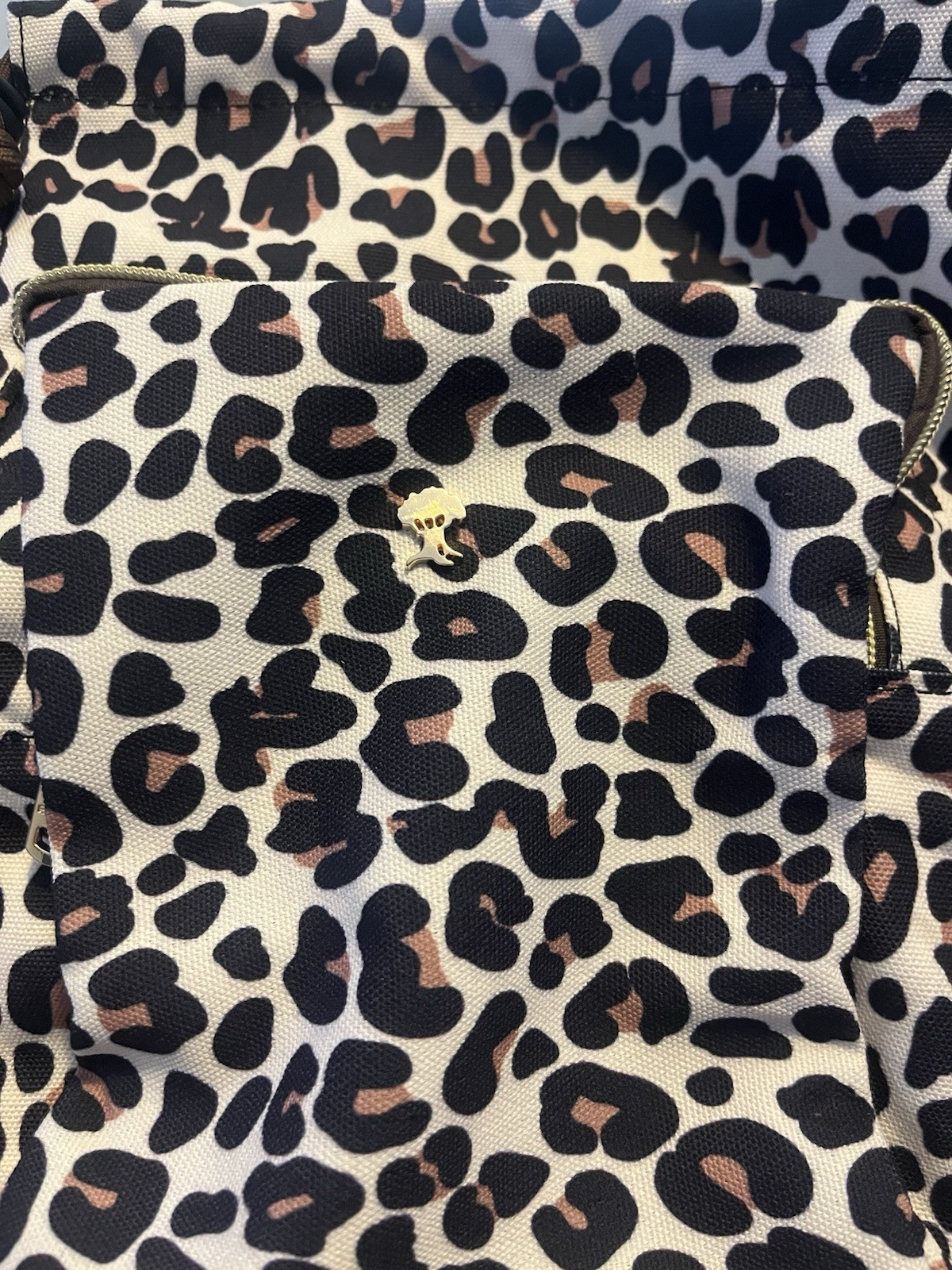 Yoga Mat Bag Carrier Multiple Pockets Leopard Print Large