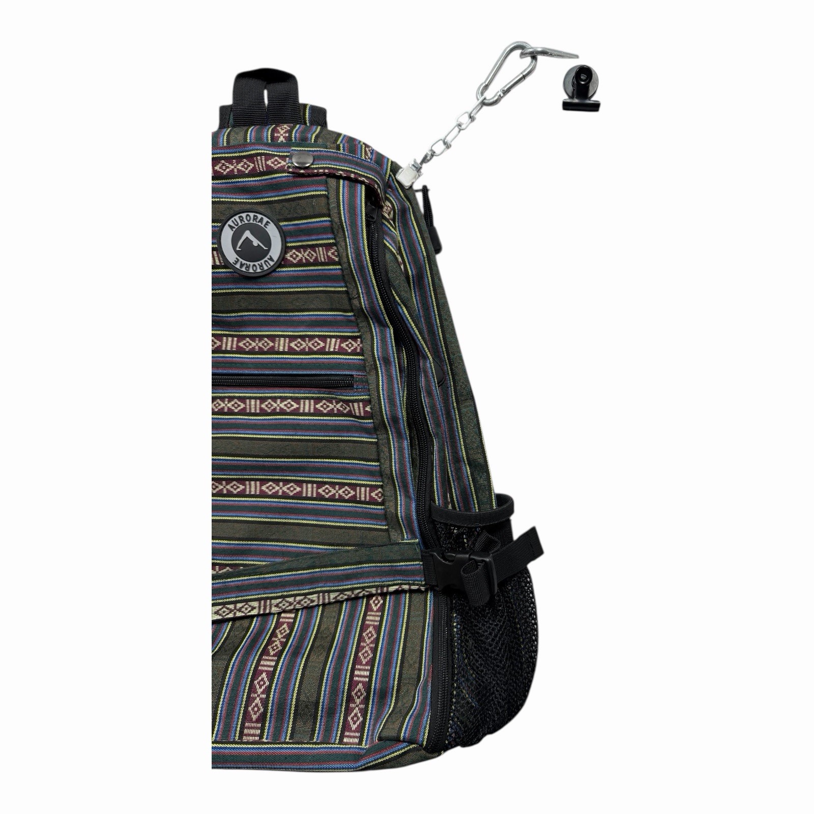 Aurorae Cross Body Sling BackPack Multicolored Yoga Mat Bag Holder