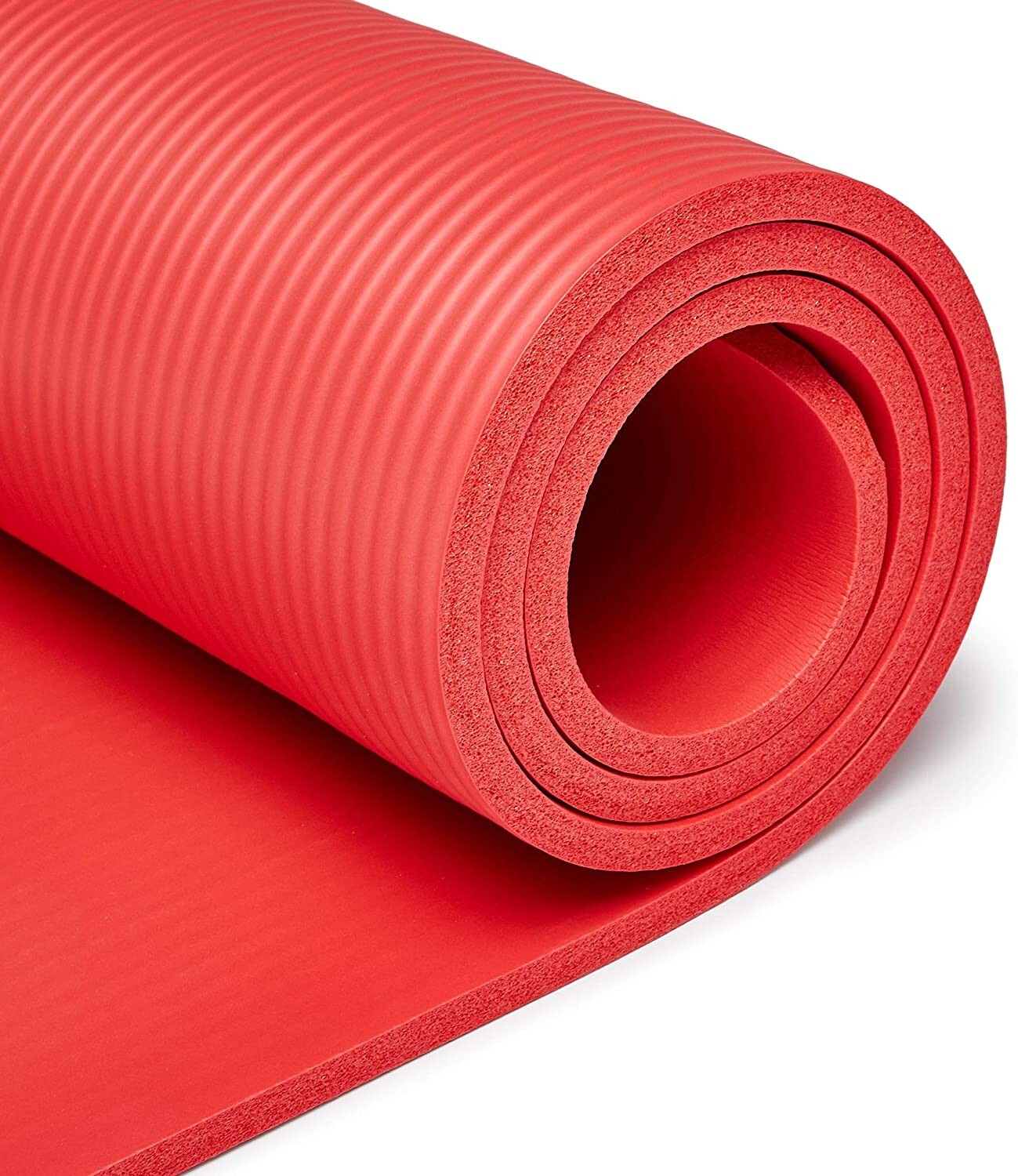 Amazon Basics Extra Thick Exercise Yoga Mat W/ Carrying Strap 74 X 24 X .5 inch