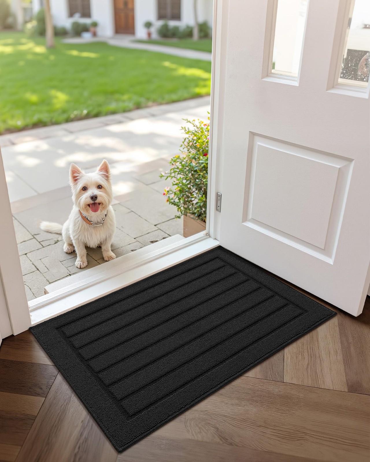 Doormat Indoor 50x90cm – Machine Washable, Non Slip and Absorbent Schmu…