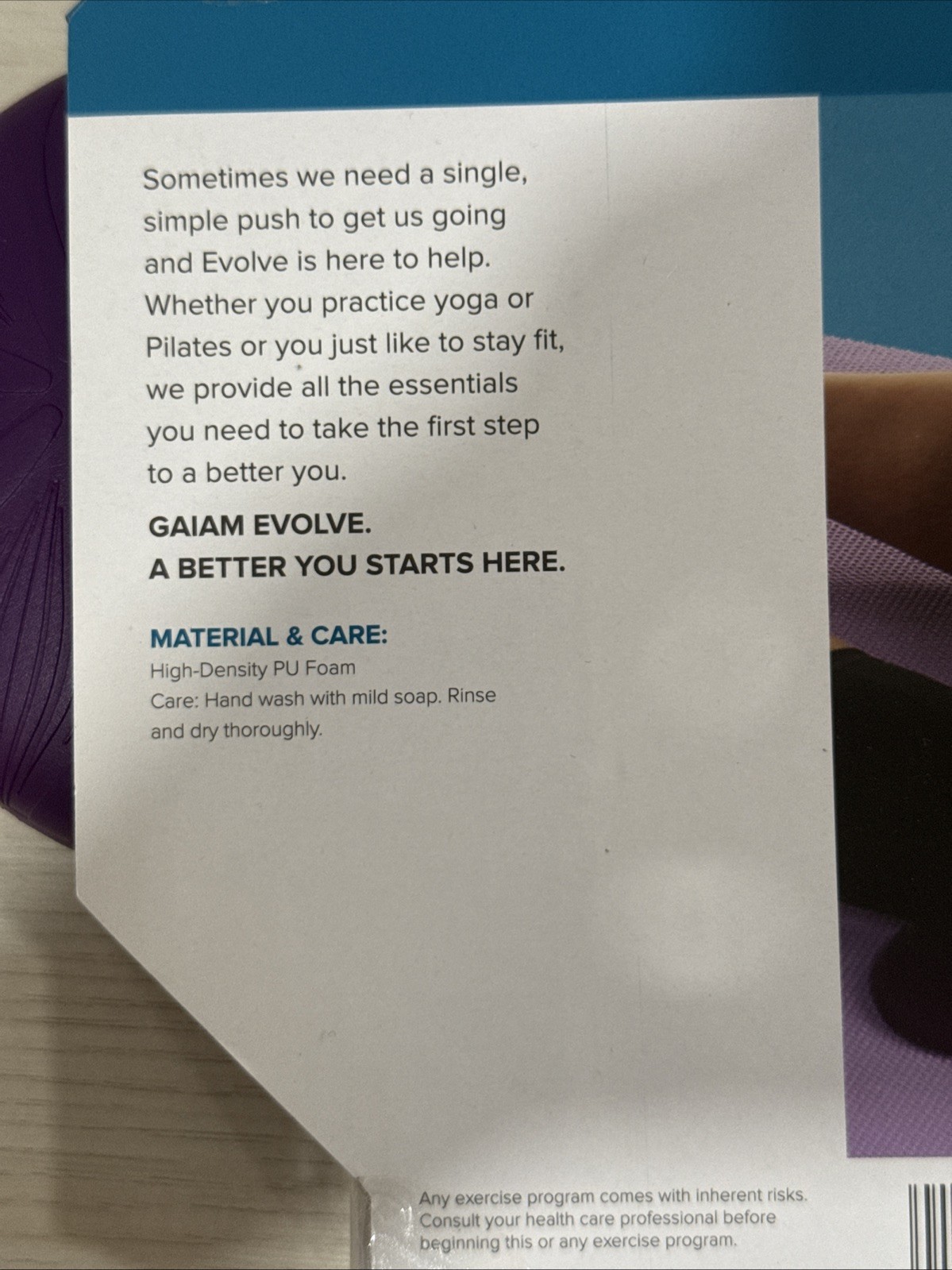 Gaiam Yoga Knee Pads (Set of 2) – Yoga Props and Accessories for Women/Men Cushi