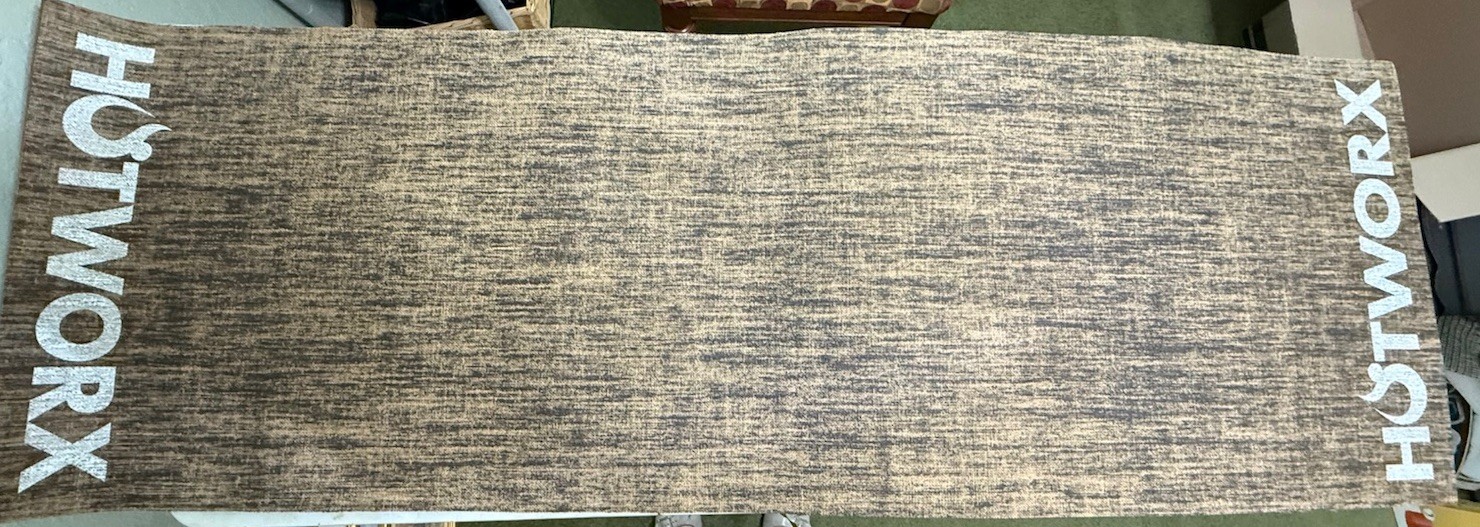 Hotworx Yoga Mat 76×24 & Towel 79×29 Bundle Both Are Non Slip Pre-owned