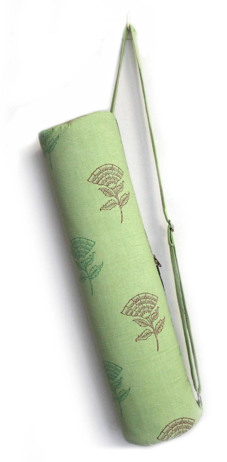 Indian Sea Green Flower Yoga Mat Carrier Bag Mandala Large Shoulder Strap
