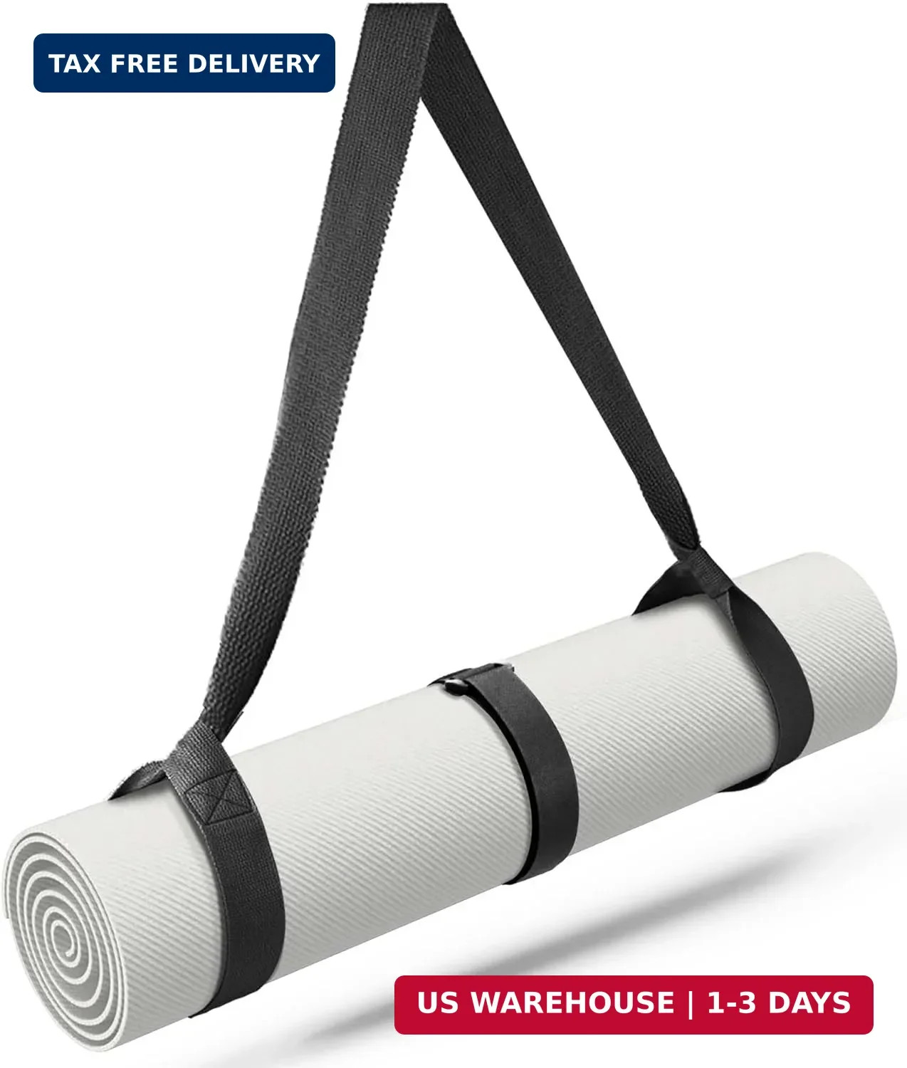 MRZZATA Yoga Mat Carrier Strap Long – Adjustable Thick and Wide Strap for Carryi