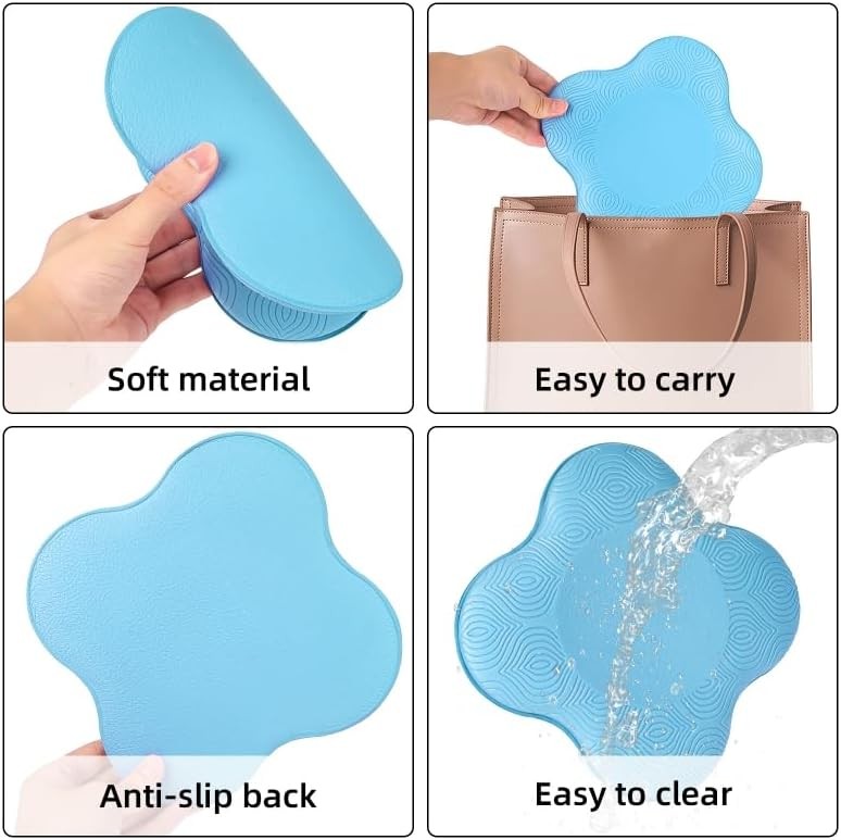 2 packs Yoga Knee Pad Mats Extra Thick for Knees Elbows Wrist Hands Head Foam