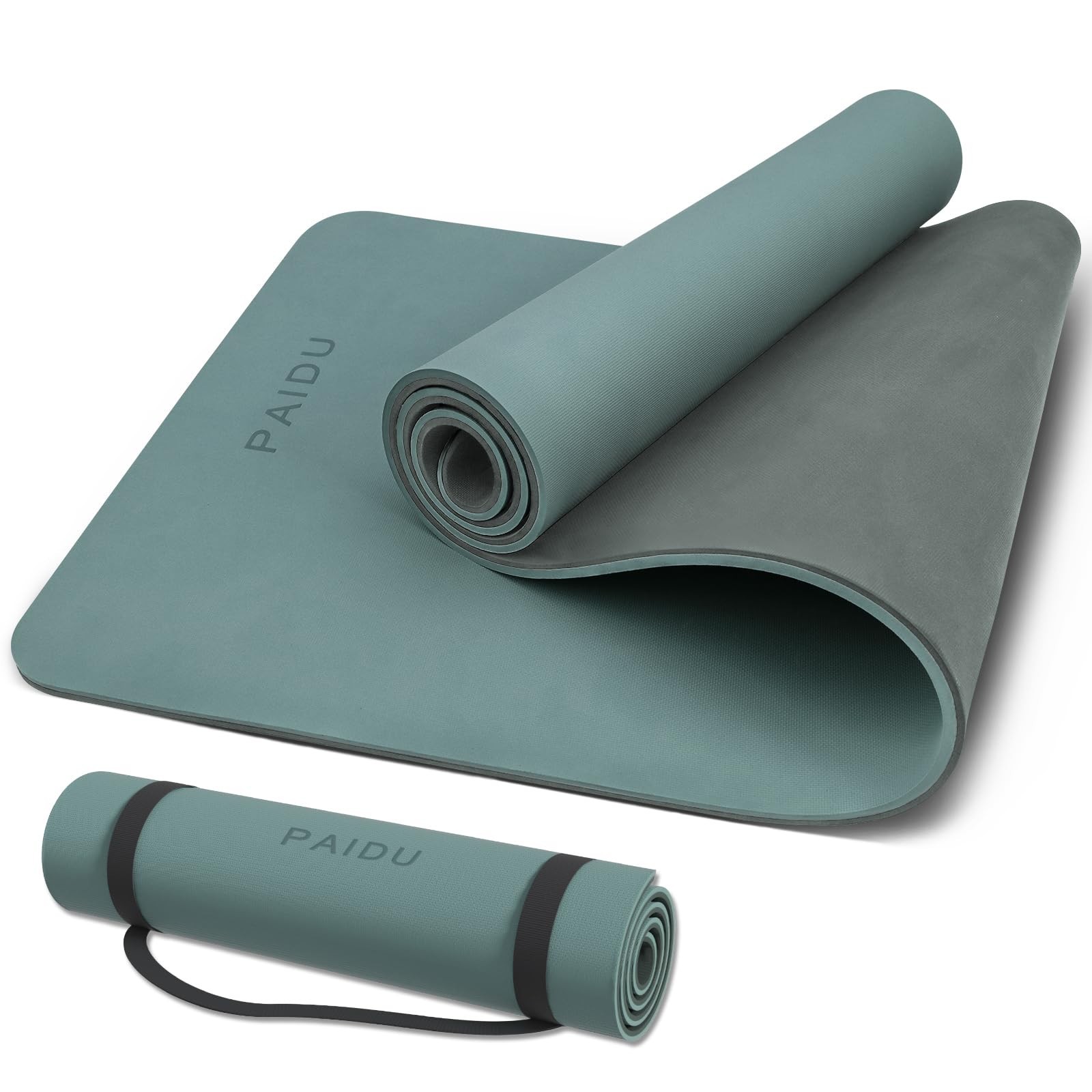 PAIDU Yoga Mat Non Slip Anti-tear,extra thick-2/5 inch（10MM）High R