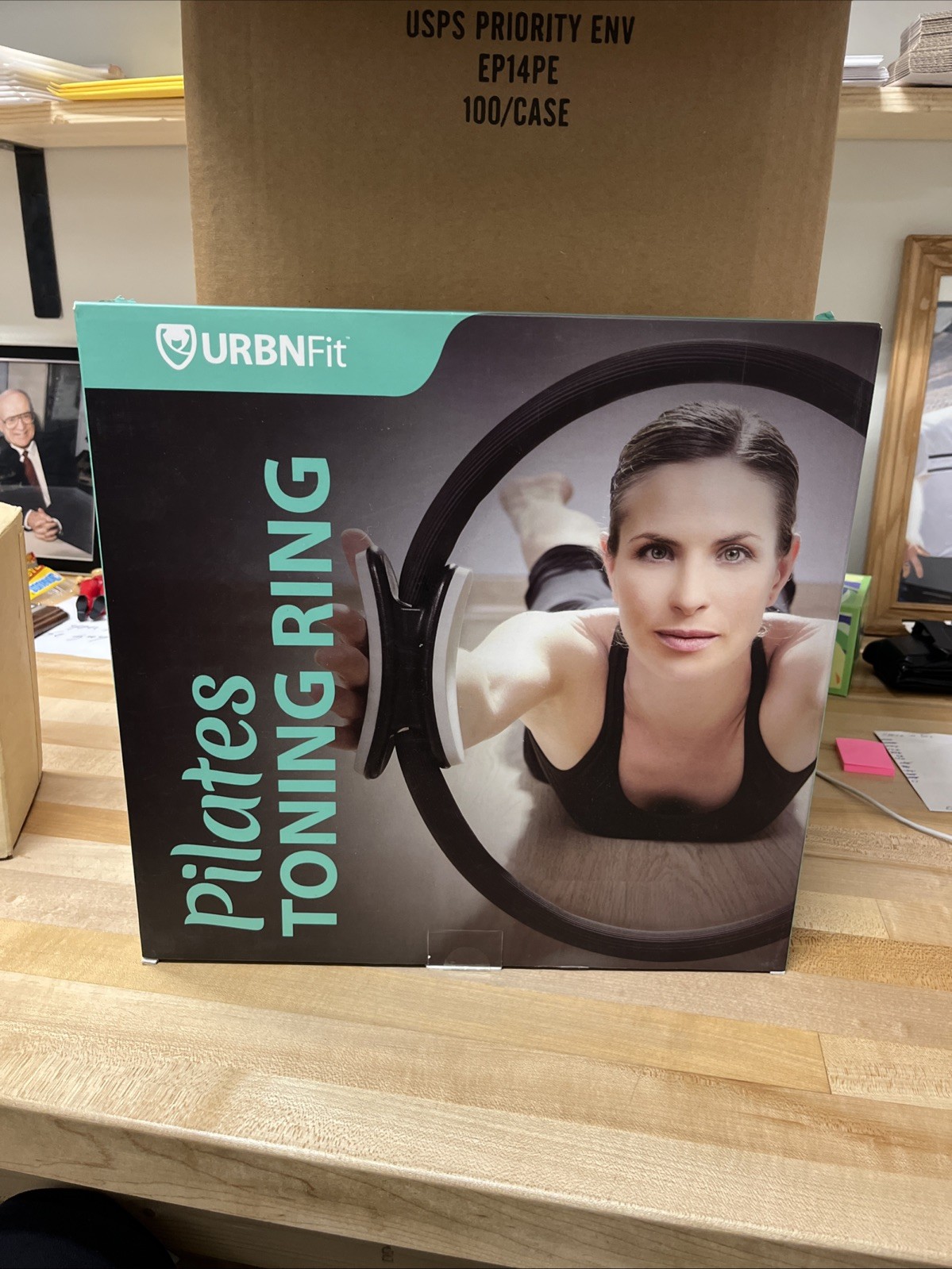 URBNFit Pilates Toning Ring, 12&Prime; W/Dual Grip, Foam Pads. NIB On Shelf