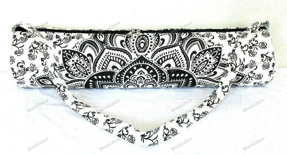Indian Yoga Mat Carrier Bag Mandala Large Bags Best Quality With Shoulder Strap