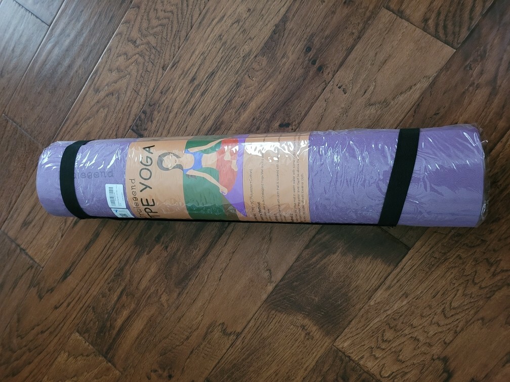  Dralegend TPE Yoga Mat: Purple/Pink Classic 1/4 inch 