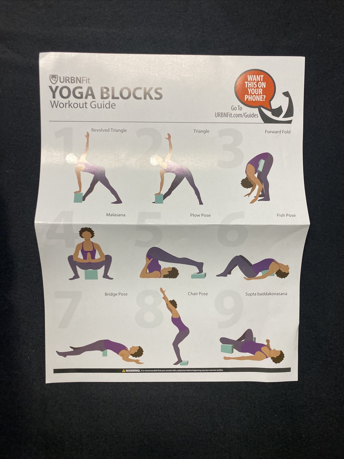 URBNFit Yoga Block 2 PC Moisture Resistant High Density EVA Foam Block NEW