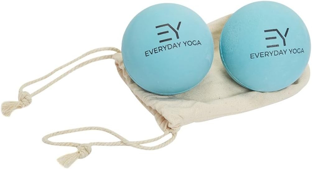 Massage Therapy Ball Set 2.5 Inch – Yoga Gear for Deep Tissue Massage, Muscle