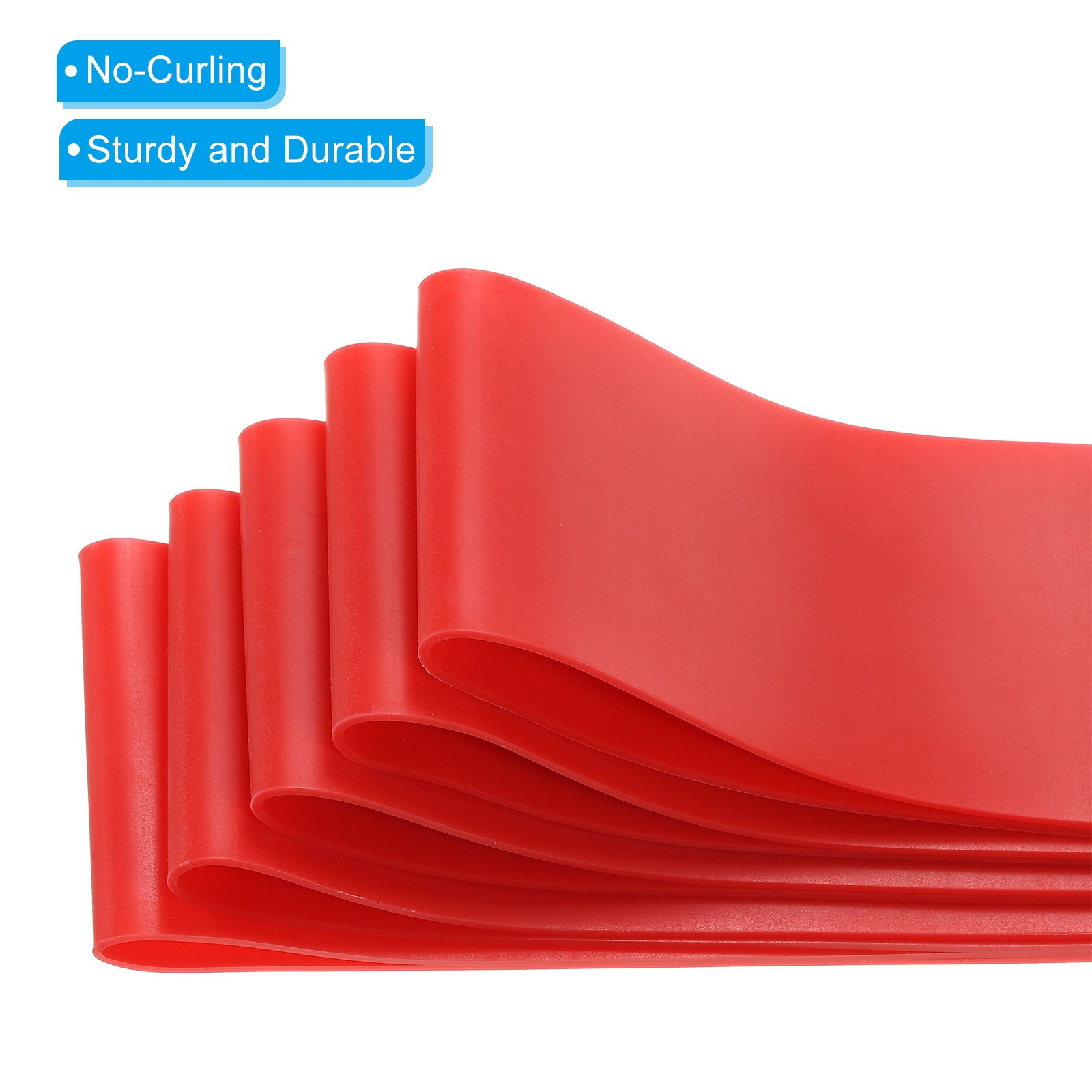 Resistance Bands Set, 5pcs 20-30 LBS Workout Bands with Carry Bag, Red