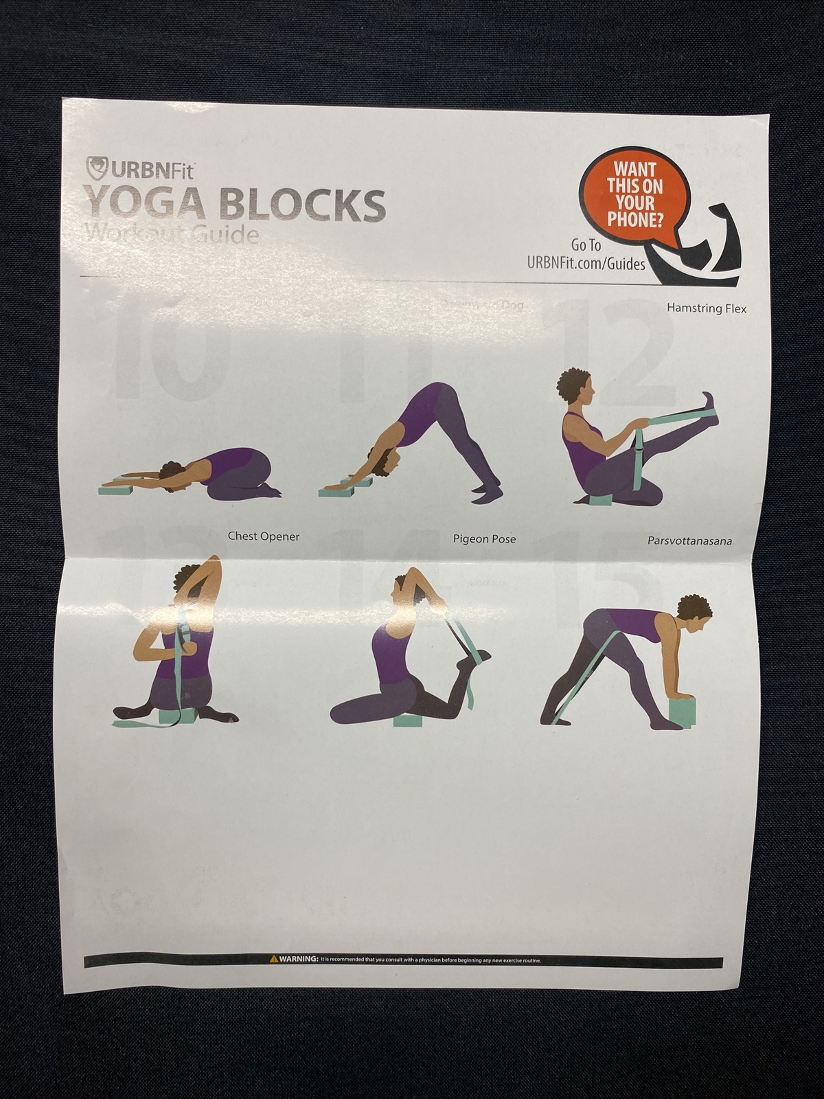 URBNFit Yoga Block 2 PC Moisture Resistant High Density EVA Foam Block NEW