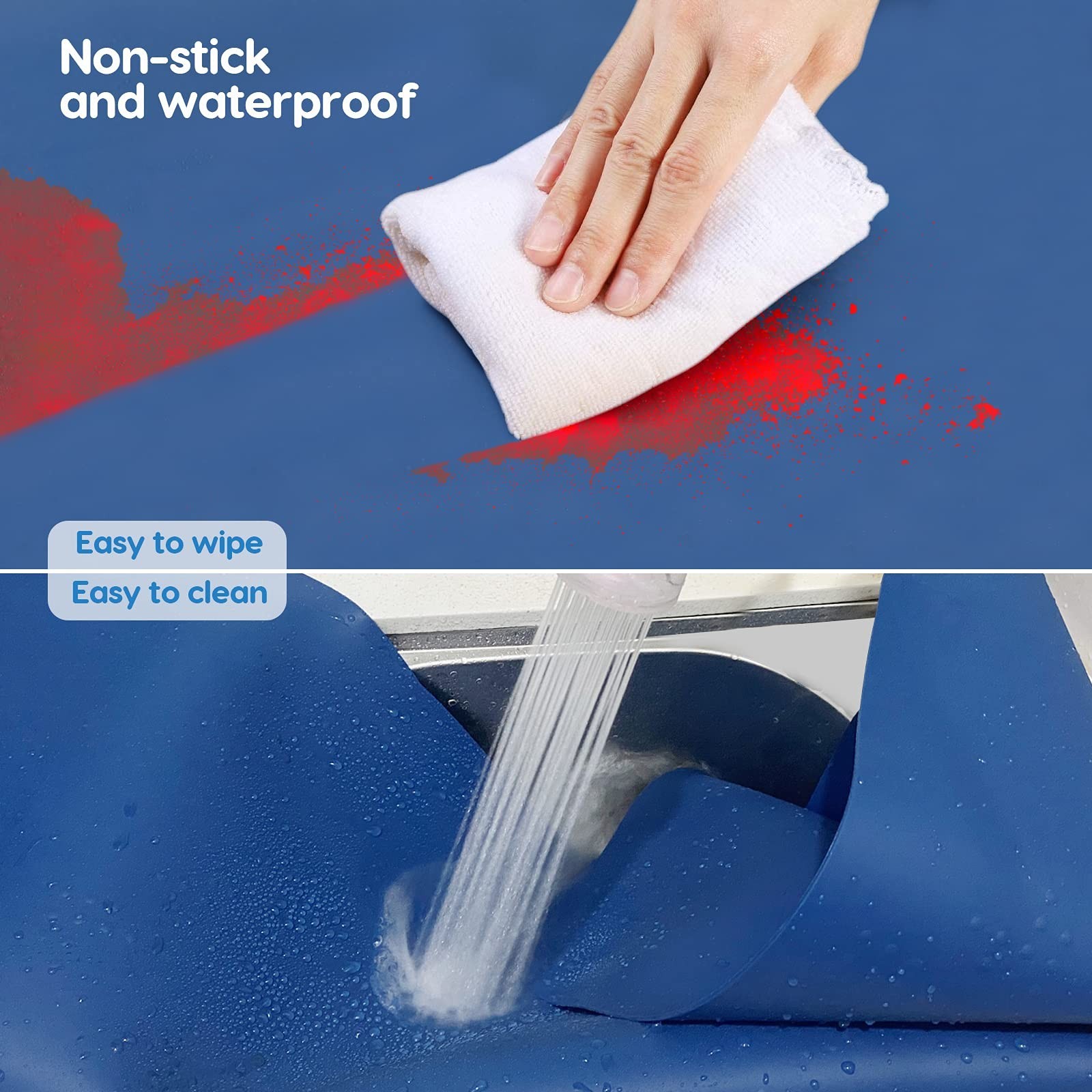 AECHY Extra Large Silicone Mat 35.3&Prime;x23.5&Prime;x0.08&Prime;, Multipurpose Silicone Mat T…